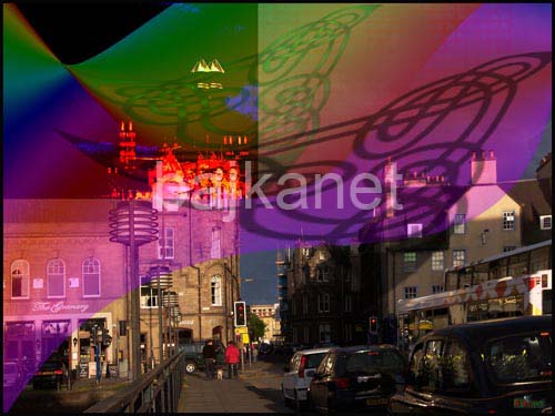 Rainbow on Leith